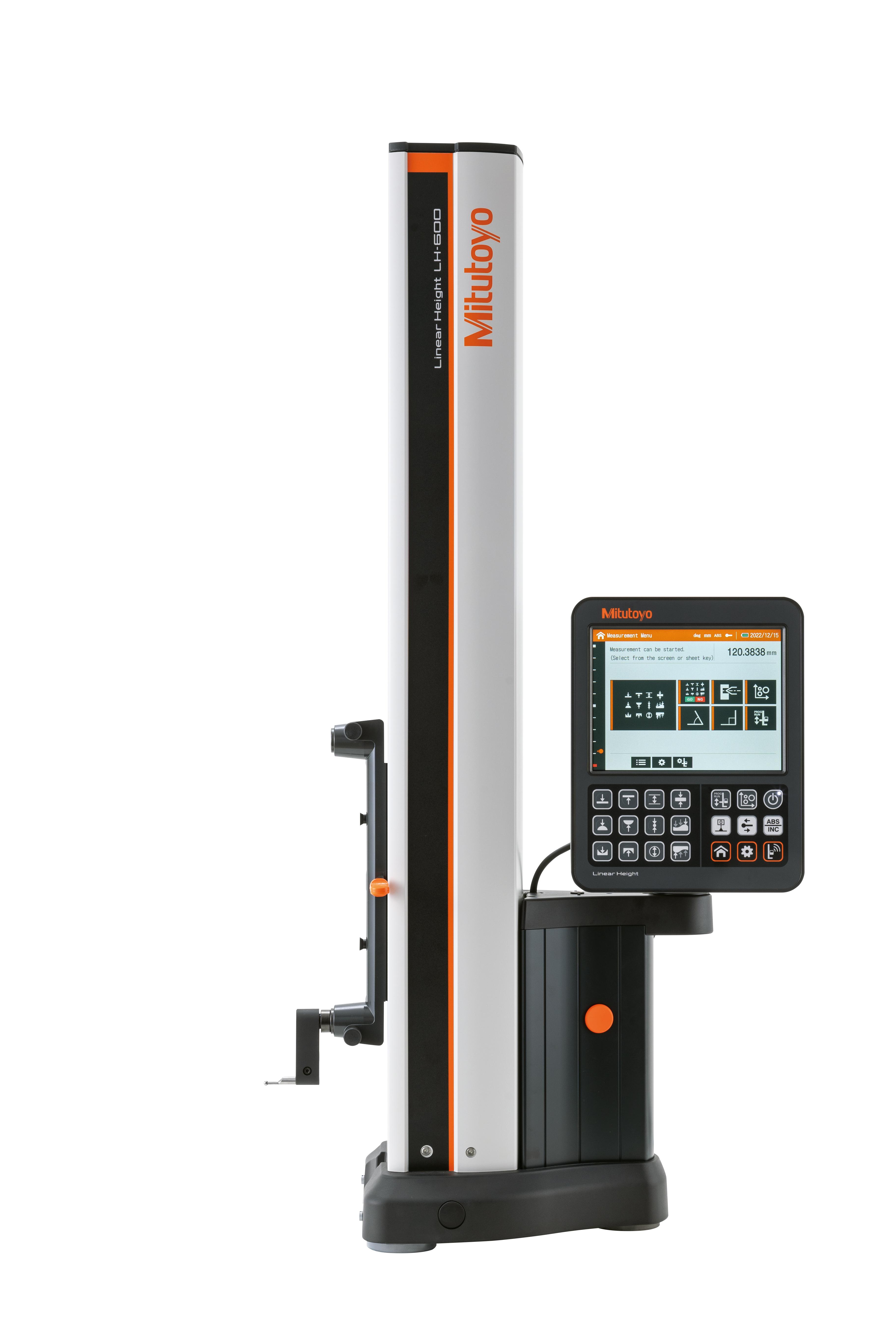 Mitutoyo, 518-360-13, 0-38 In (24 In stroke)/0-972mm (600mm stroke), .000001 In/.00001 In/.0001 In/.001 In/0.0001mm/0.001mm/0.01mm/0.1mm, LH-600E High Precision Digimatic Height Gage, With USB/RS-232C Data Output