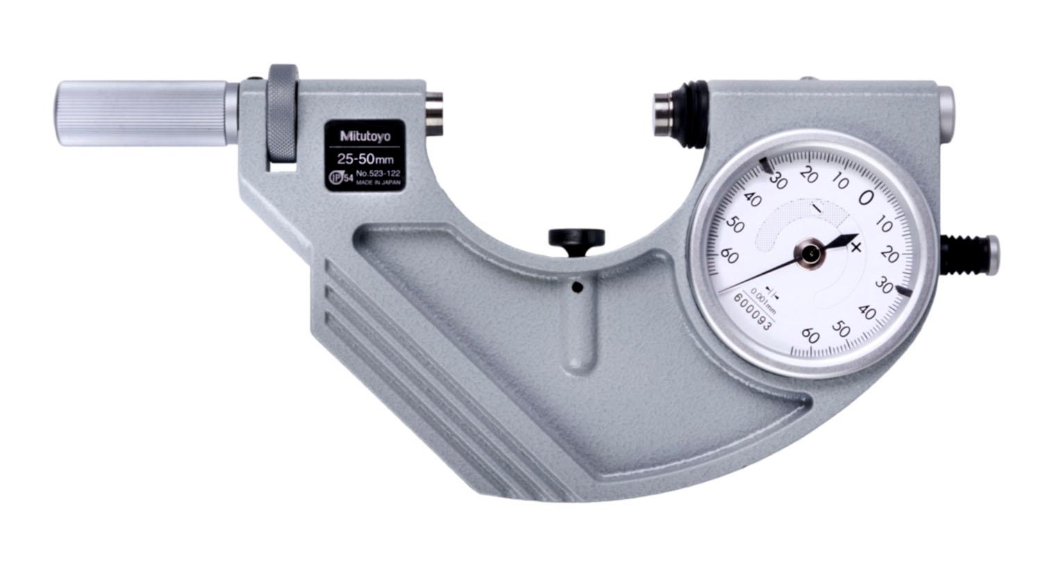 Mitutoyo, 523-122, DIAL SNAP METER 25-50MM 0.001MM PSM-50R