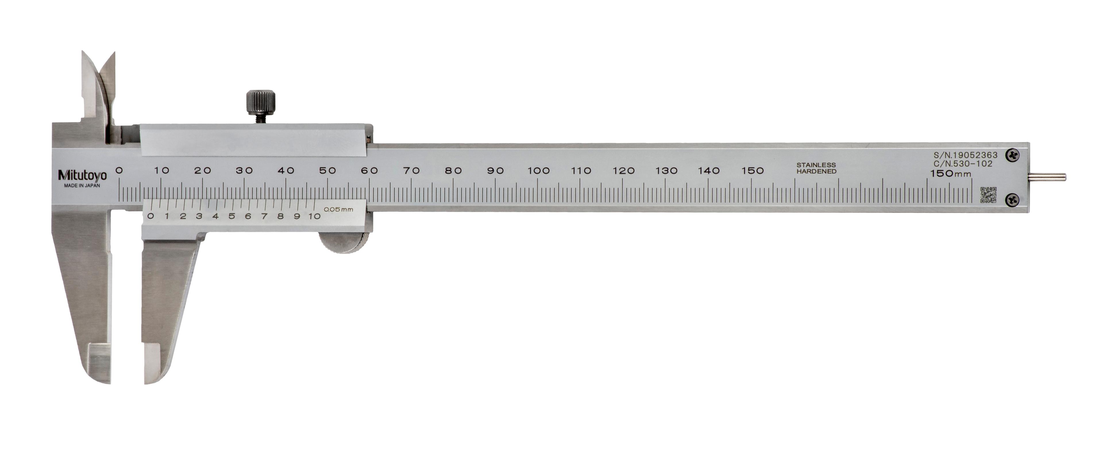 Mitutoyo, 530-102, VERNIER CALIPER, 150MM, W/ ROD