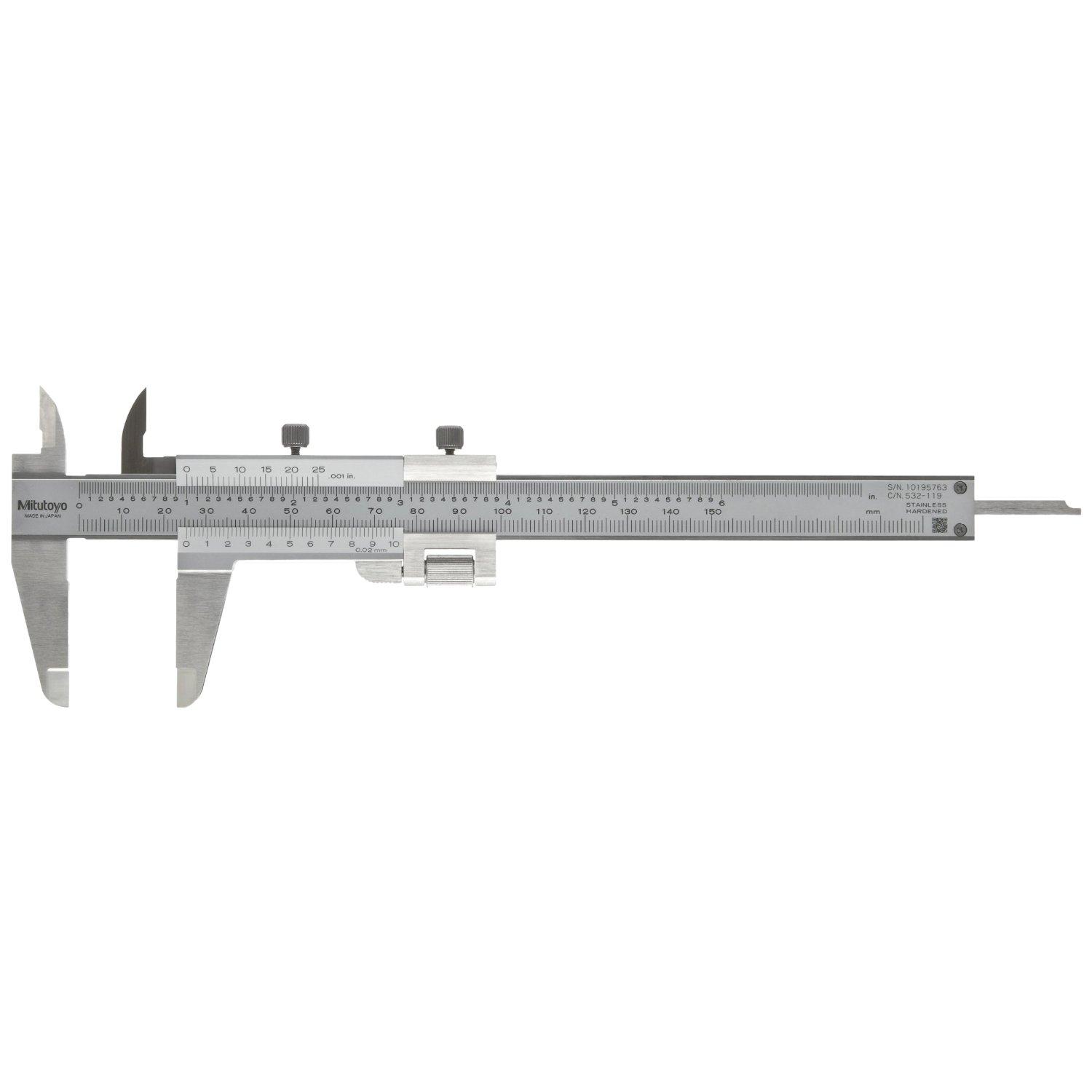 Mitutoyo, 532-119, VERNIER CALIPER NM6P IN