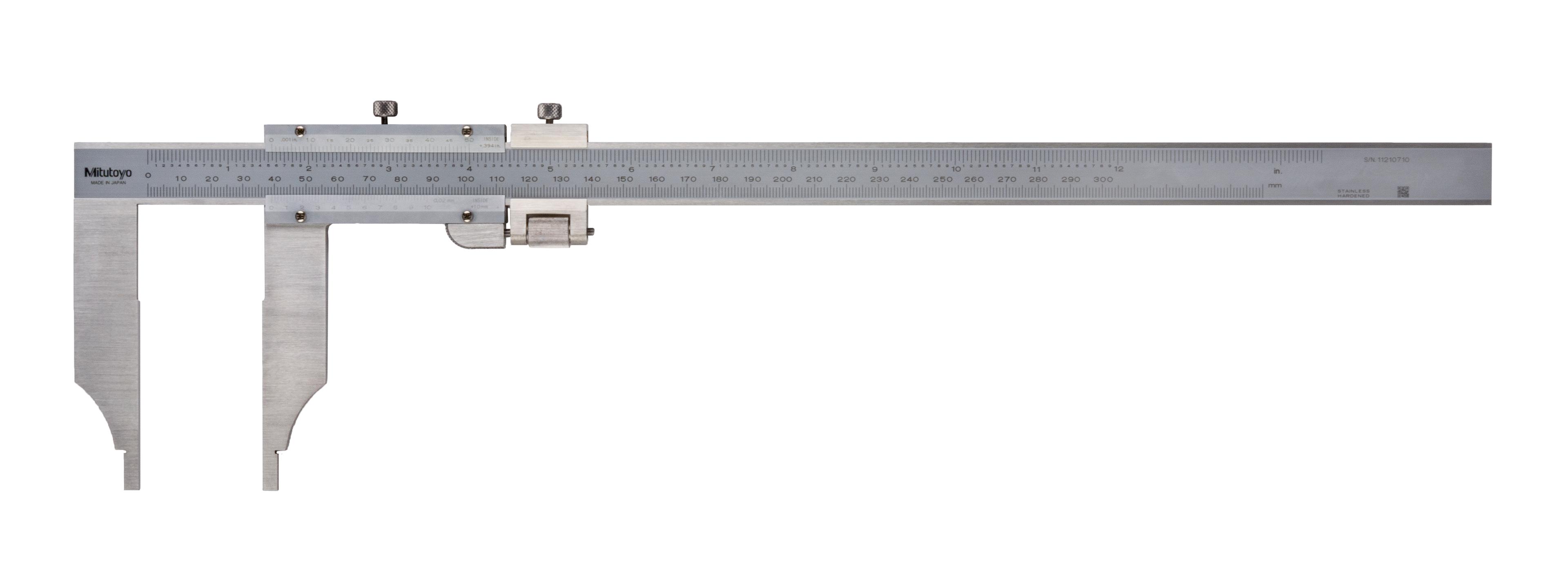 Mitutoyo, 534-105, VERNIER CALIPER, LONG JAW 300MM/12 In