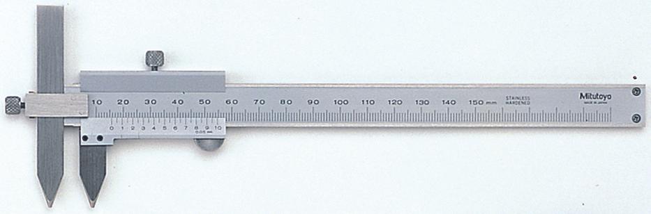 Mitutoyo, 536-105, OFF-SET CENTERLINE CALIPER, VERNIER, 10 - 150mm