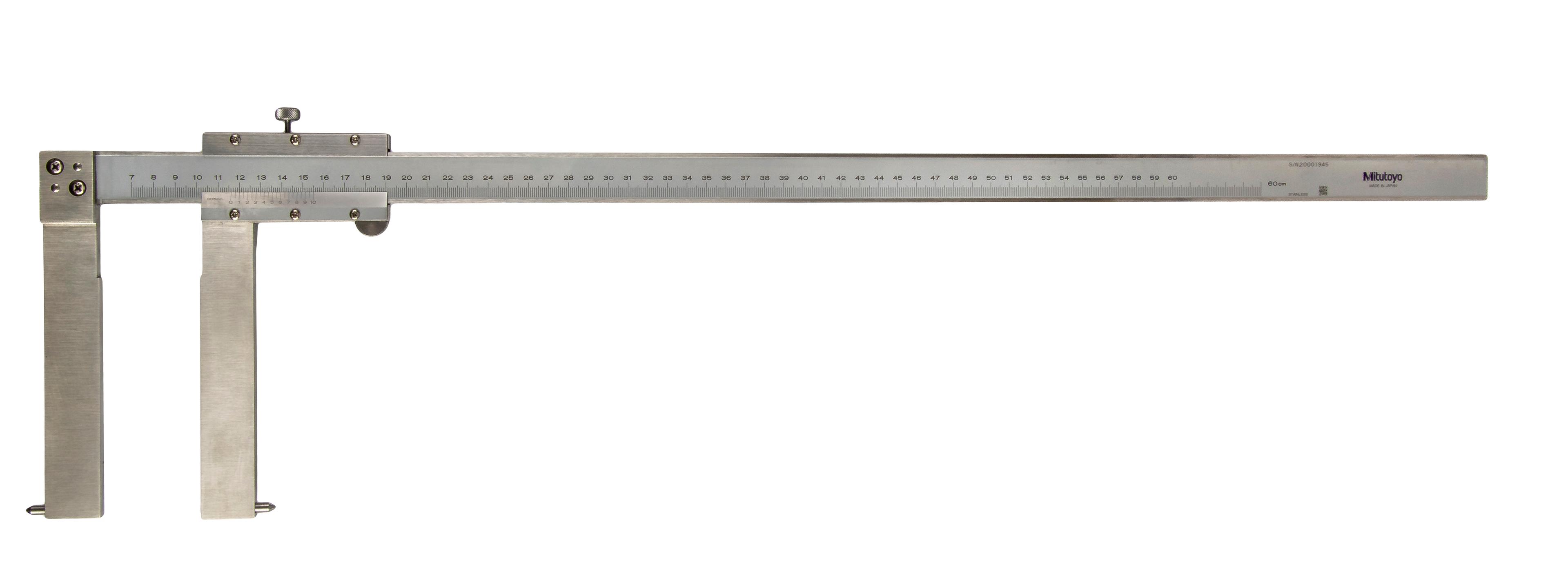 Mitutoyo, 536-149, VERNIER INSIDE TYPE CALIPER, POINT JAW TYPE, 70-600MM
