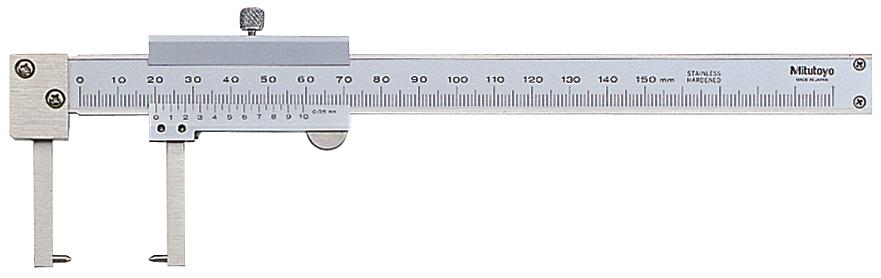 Mitutoyo, 536-152, VERNIER NECK CALIPER, POINT JAW TYPE 0-150MM