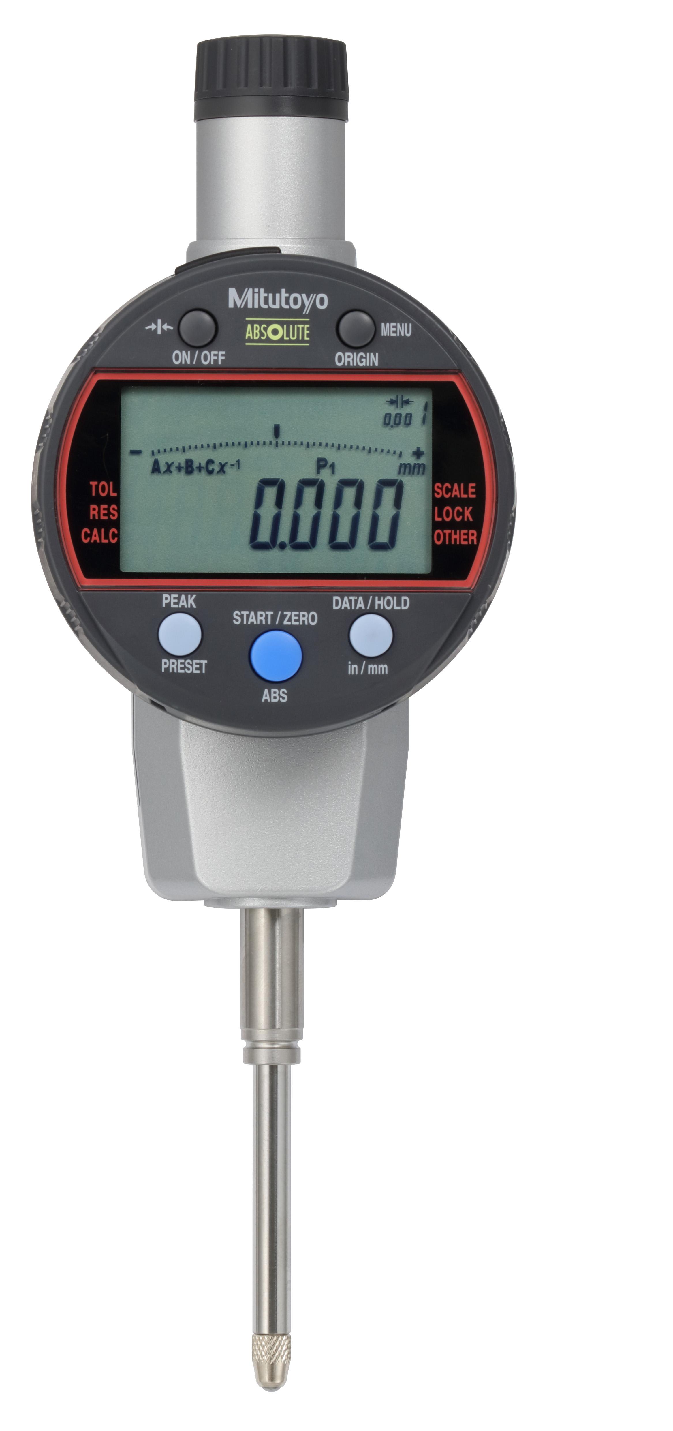 Mitutoyo, 543-591B-10, CALCULATION TYPE INDICATOR, 25.4MM/1.0", 8MM STEM