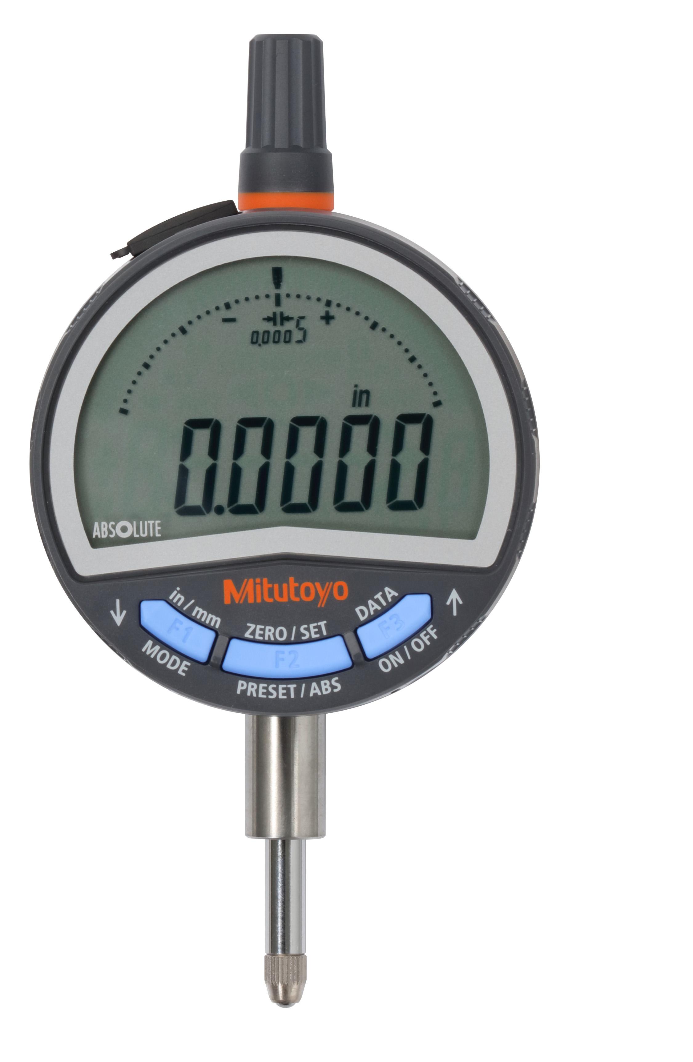 Mitutoyo, 543-712B, DIGIMATIC INDICATOR, ID-C1012ENNXB, 0.01MM/0.0005IN, 12.7MM/0.5IN, FLAT BACK