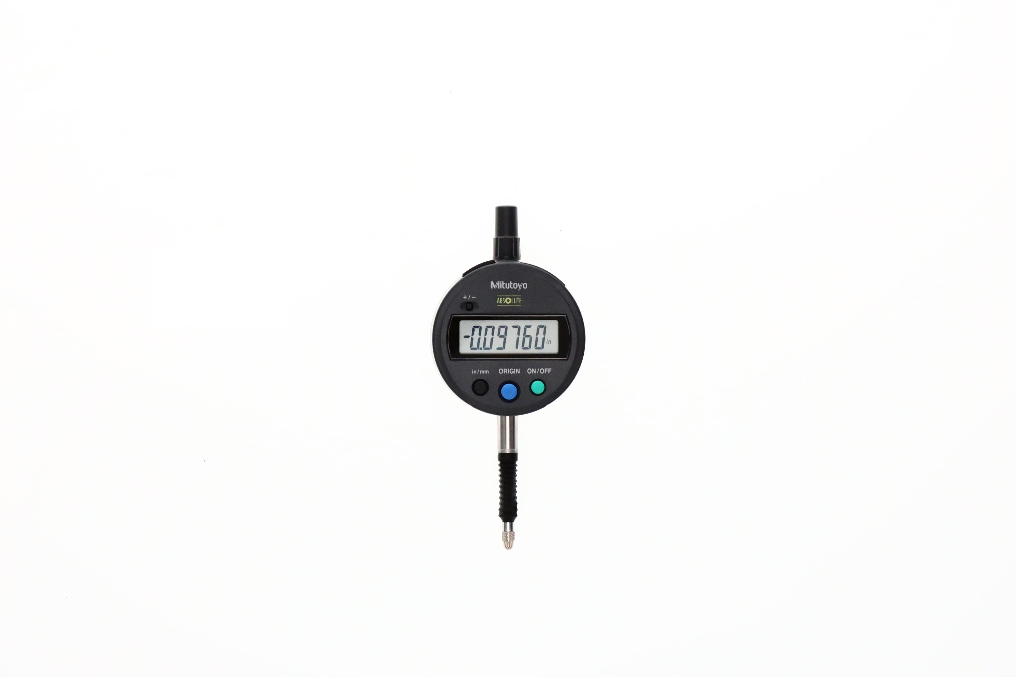 Mitutoyo, 543-795B-10, DIG IND, ID-S112PMXB, 12.7MM/0.5 IN, 0.00005 IN/0.001MM 8MM STEM