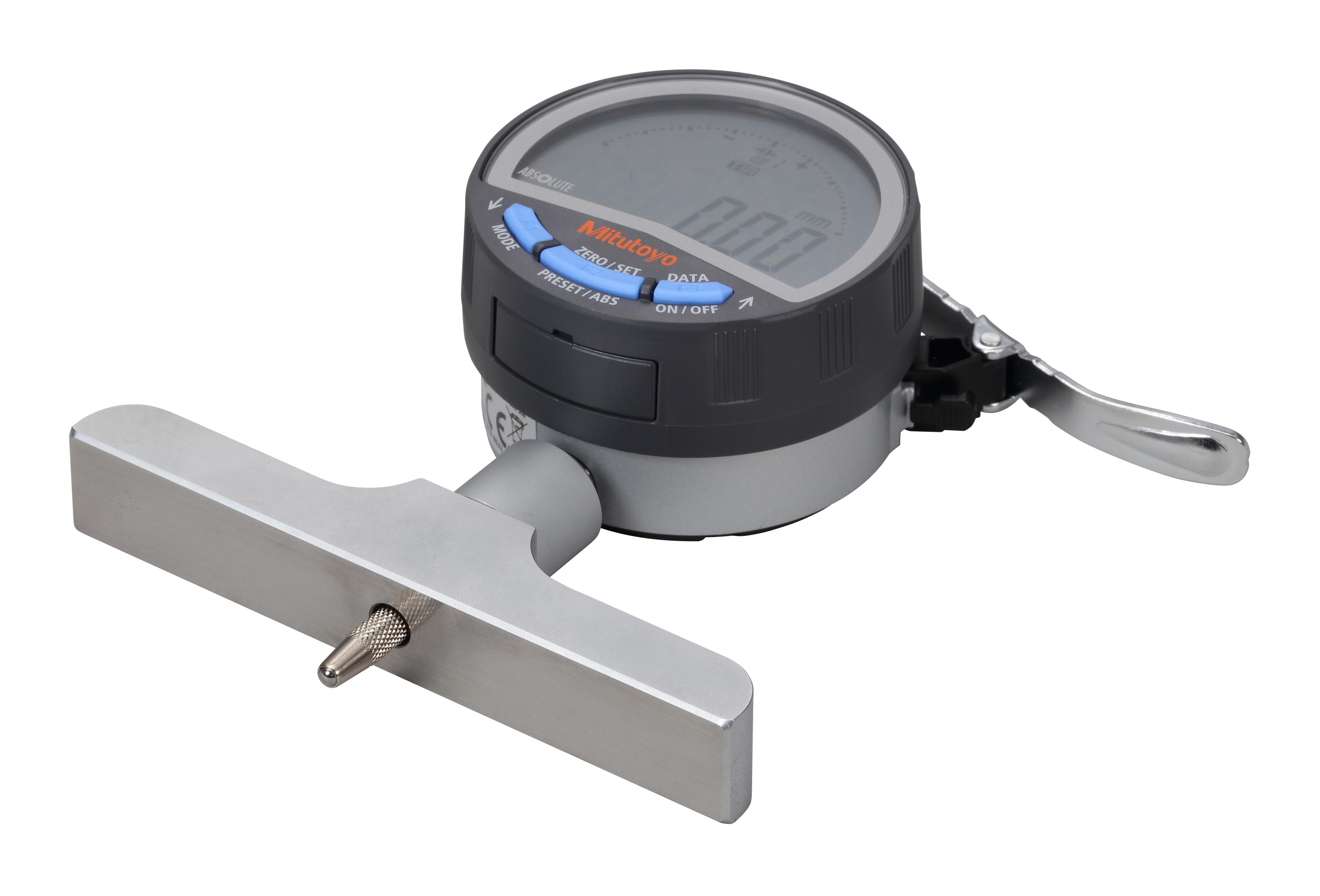 Mitutoyo, 547-212A, DIG.DEPTH GAGE 0.01MM, 200MM, 101.6MM BASE