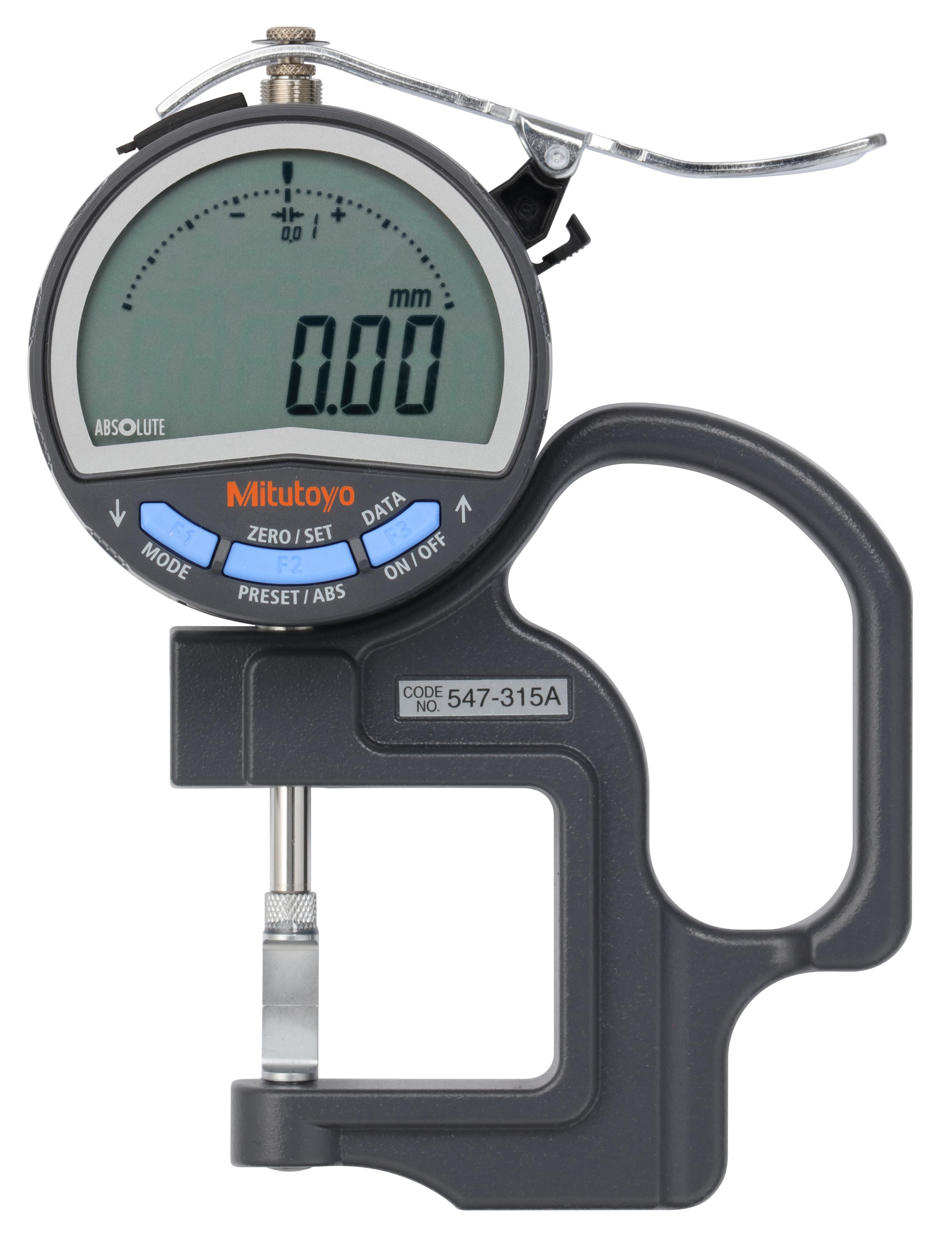 Mitutoyo, 547-315A, DIGIMATIC BLADE THICKNESS GAGES, 0.01MM, 10MM, BLADE THICKNESS