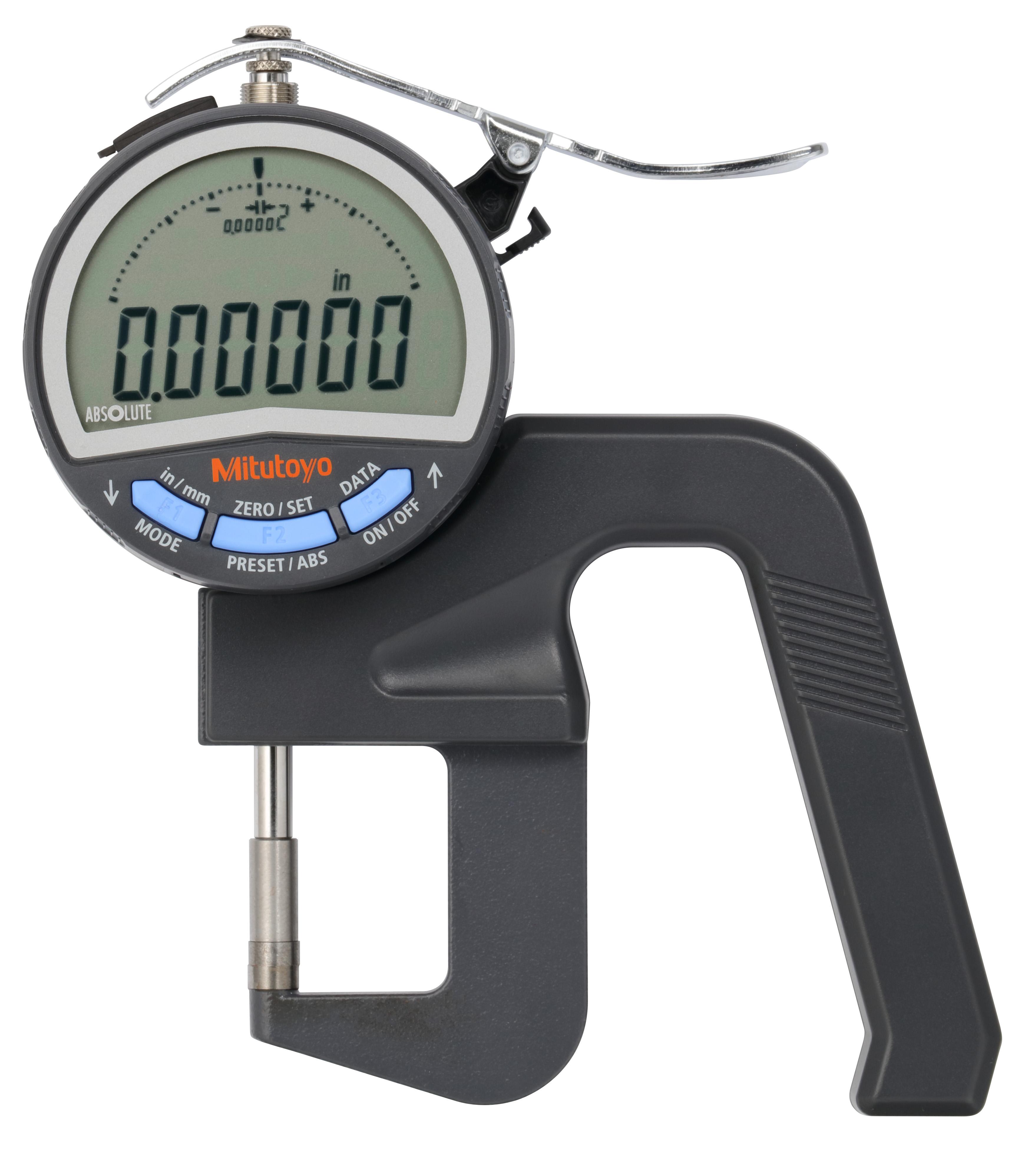 Mitutoyo, 547-400A, DIGIMATIC THICKNESS GAGE/IDC112 0.0005MM/0.00002 IN, 12MM/0.47IN HIGH-PRECISION