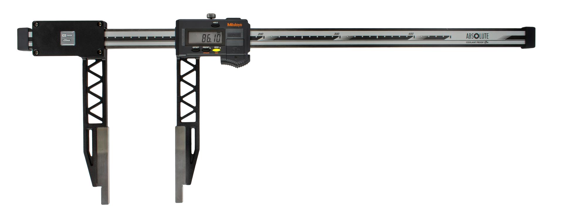 Mitutoyo, 552-150-10, DIGIMATIC CARBON-FIBER CALIPER, WITH OPTIONAL JAW ATTACHMENTS. CFC-45GL, 0(20)-450mm