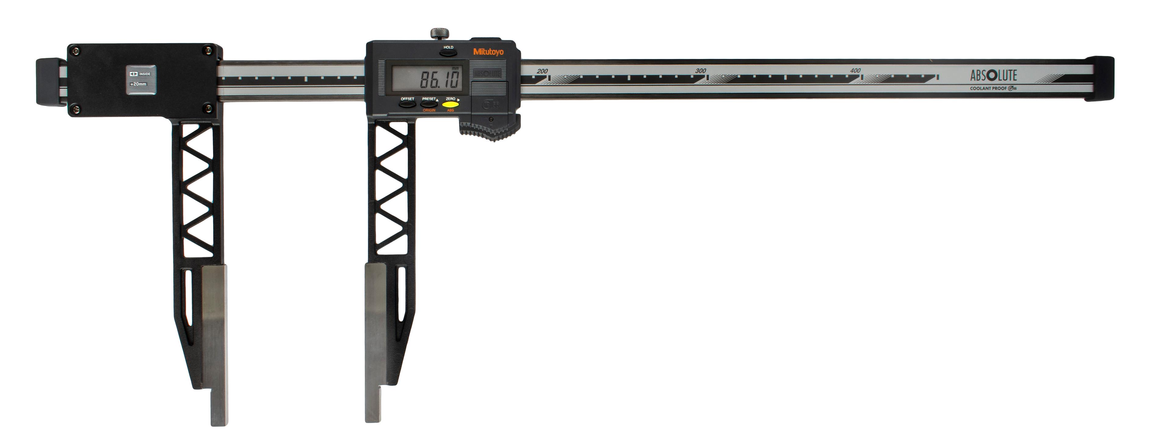 Mitutoyo, 552-150-10, DIGIMATIC CARBON-FIBER CALIPER, WITH OPTIONAL JAW ATTACHMENTS. CFC-45GL, 0(20)-450mm