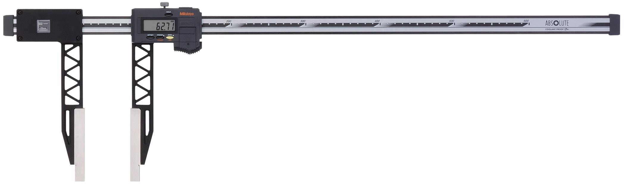 Mitutoyo, 552-151-10, DIGIMATIC CARBON-FIBER CALIPER, WITH OPTIONAL JAW ATTACHMENTS CFC-LONG-JAW TYPE, MM-600