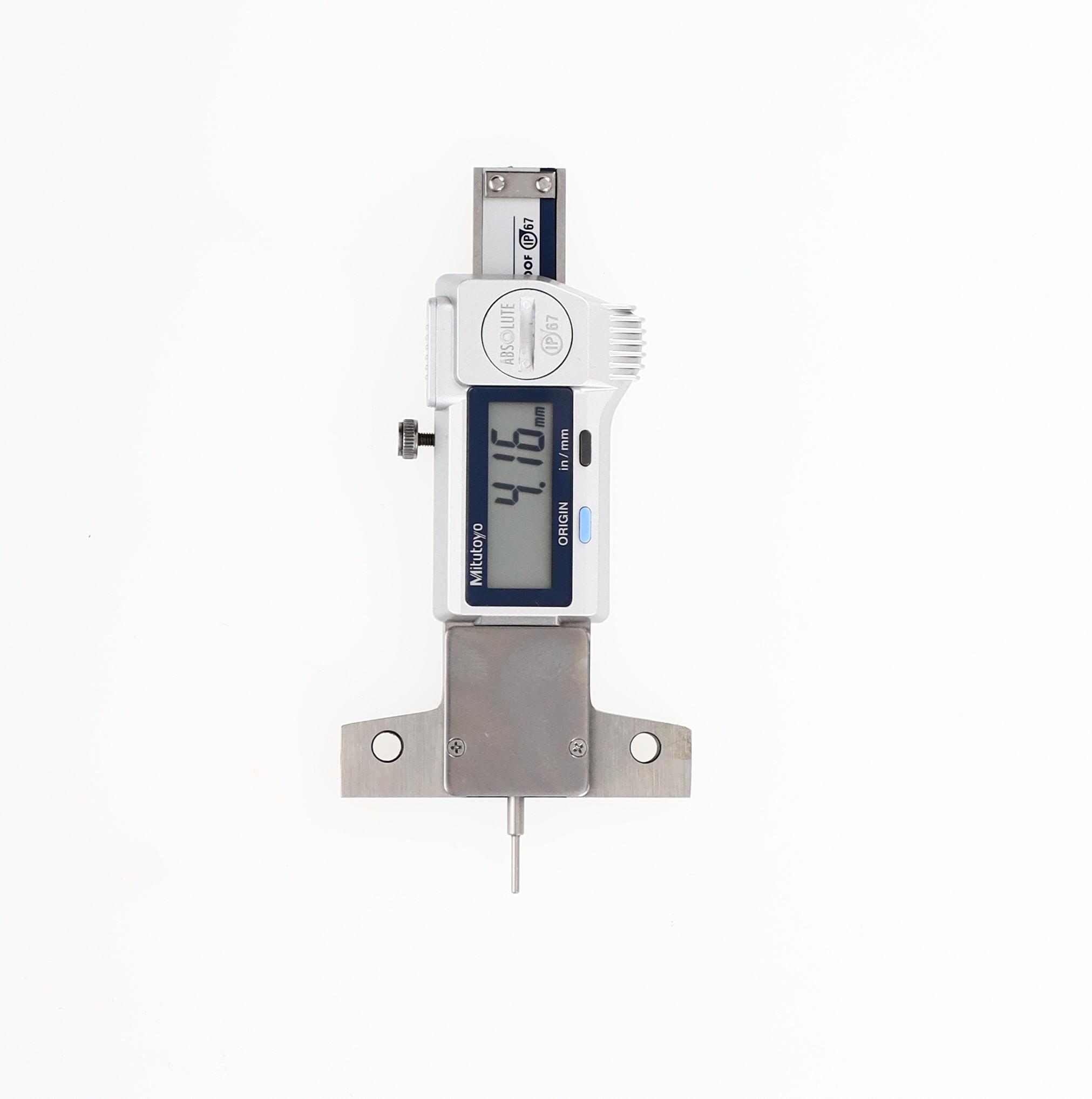 Mitutoyo, 571-200-20, 0-1 In/0-25mm Tire Tread Depth Gage