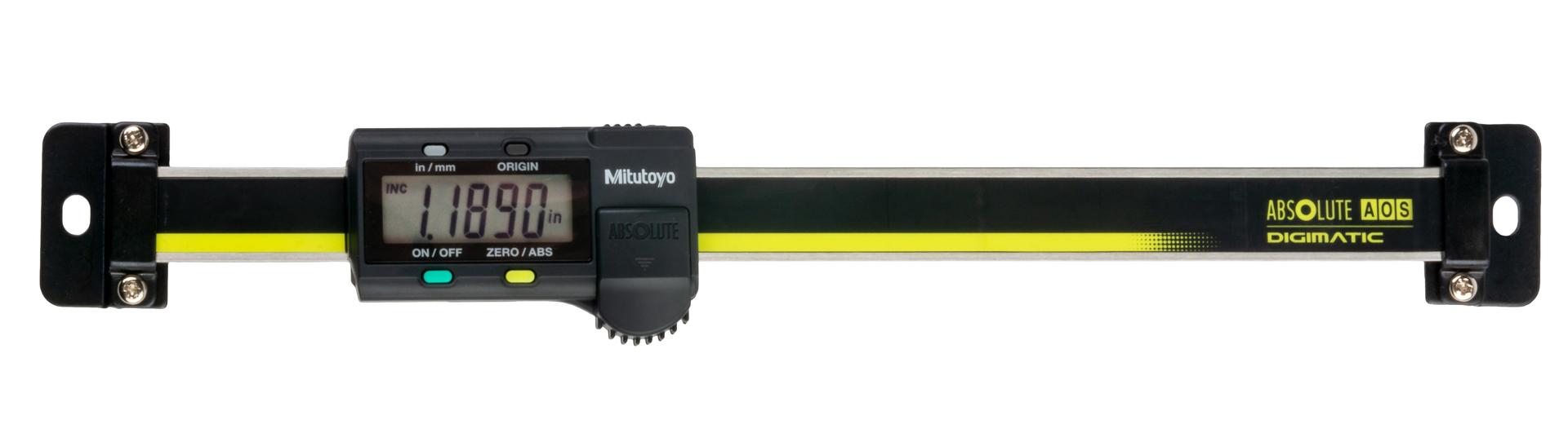 Mitutoyo, 572-211-30, 0-6 In/0-150mm, .0005 In/0.01mm Horizontal Digimatic Scale Unit, With SPC Data Output