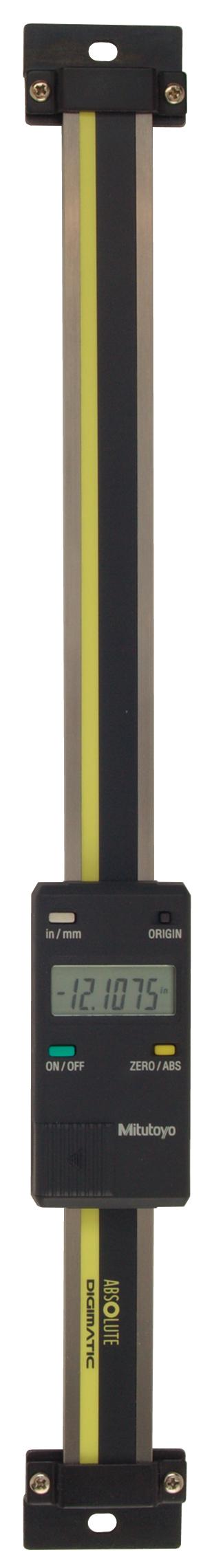 Mitutoyo, 572-312-10, 0-8 In/0-200mm, .0005 In/0.01mm Vertical Digimatic Scale Unit, With SPC Data Output