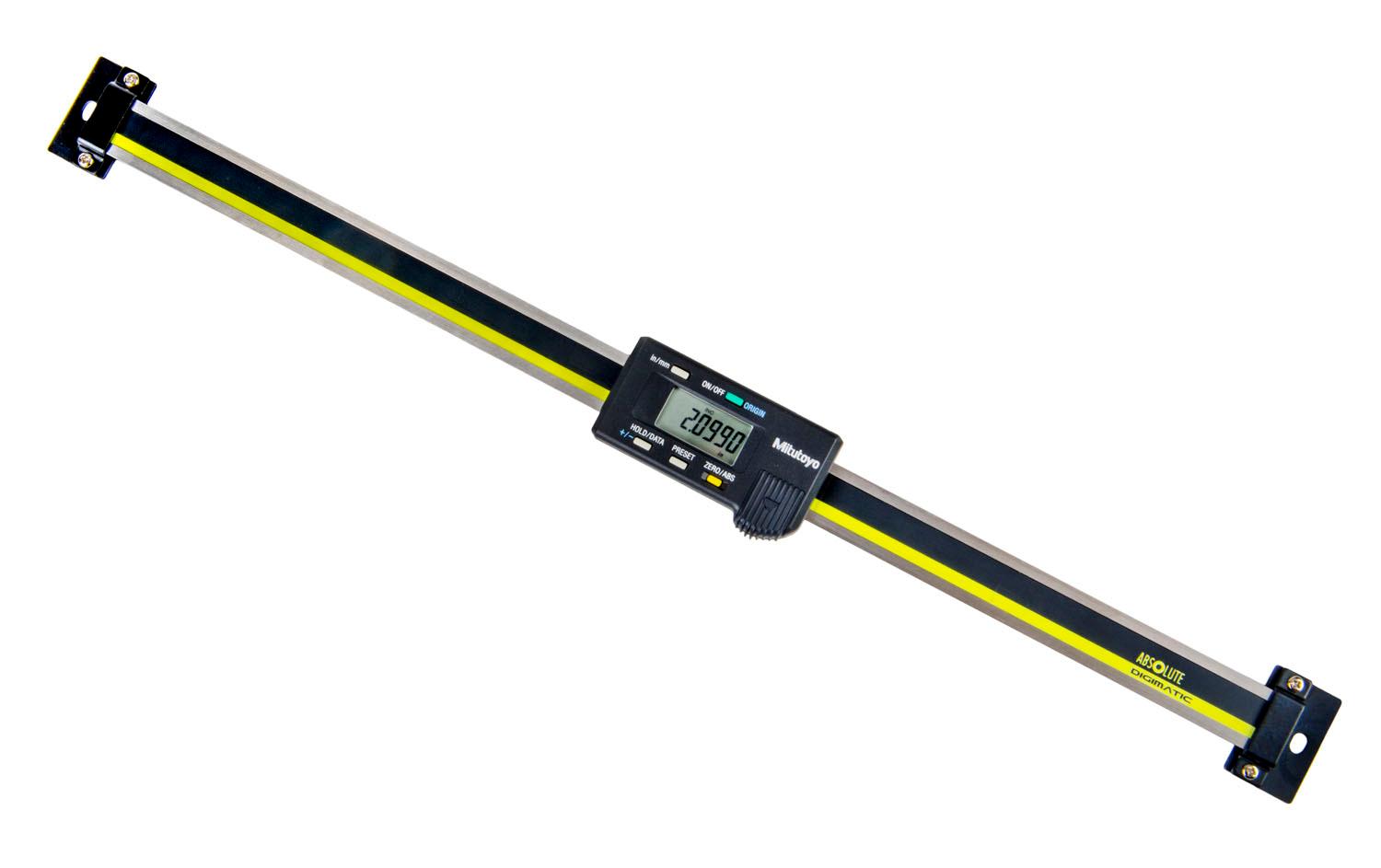 Mitutoyo, 572-473, 0-12 In/0-300mm, 0.0005 In/0.01mm Horizontal Digimatic Scale Unit, multi-function
