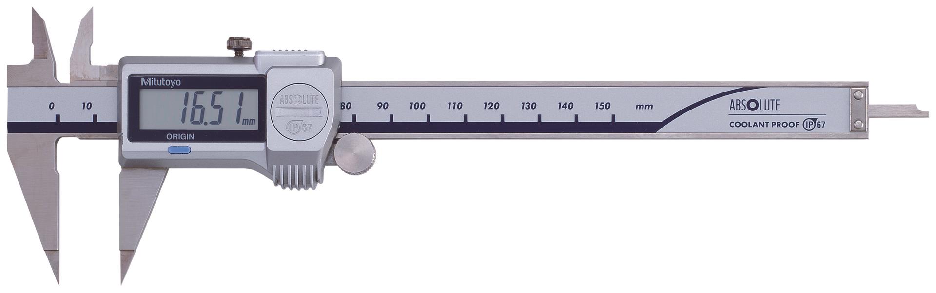 Mitutoyo, 573-621-20, Digimatic Point Caliper, 0-150mm, 0.01mm Resolution, �0.02mm Accuracy, NTD12-15PMX