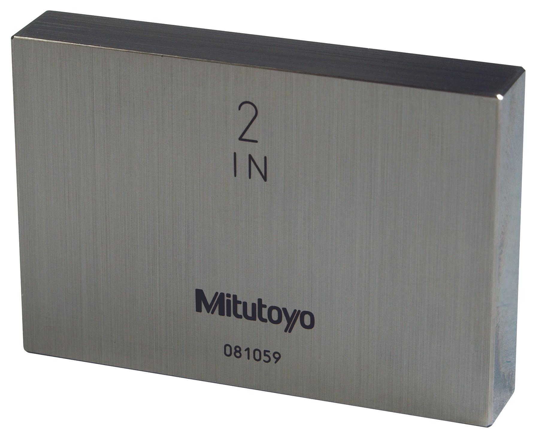 Mitutoyo, 611202-531, 2.0 In, Rectangular, Steel, Gage Block, ASME 0
