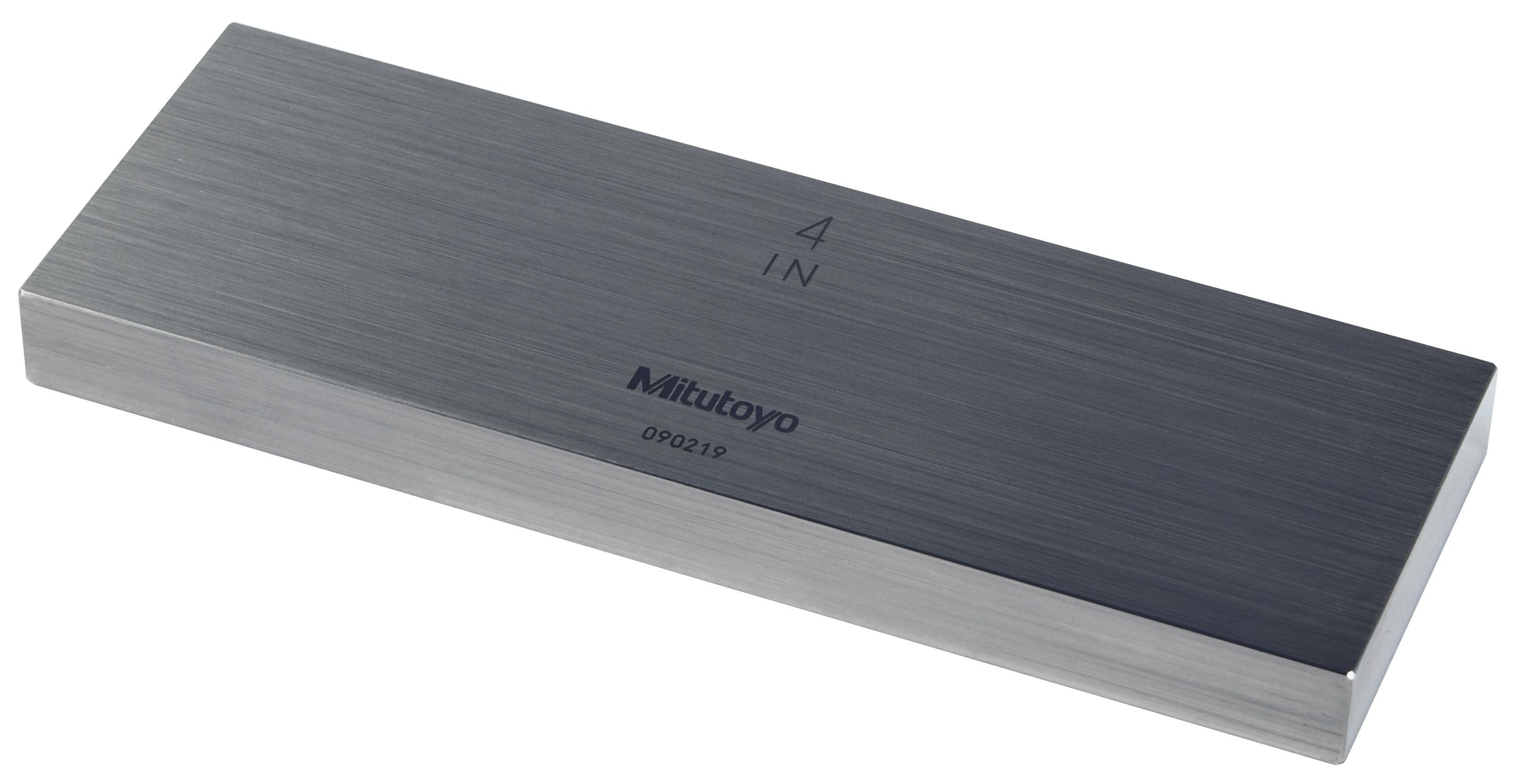 Mitutoyo, 611204-531, 4.0 In, Rectangular, Steel, Gage Block, ASME 0