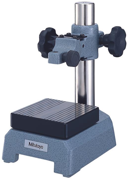 Mitutoyo, 7007-10, DIAL GAGE STAND, 3/8 In DIA STEM HOLE, W/ SQUARE ANVIL