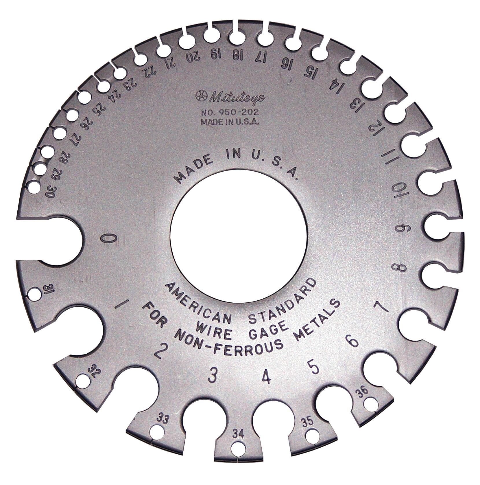 Mitutoyo, 950-202, #0-36 American Standard Wire Gage