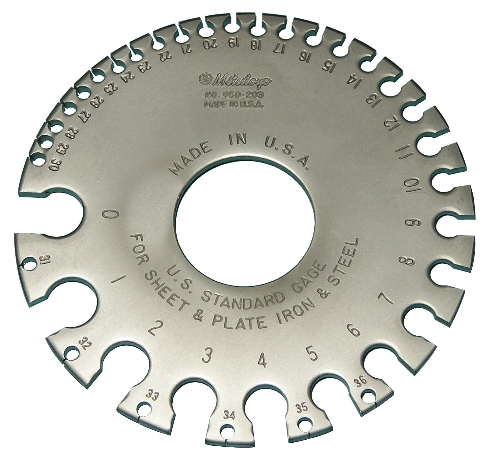 Mitutoyo, 950-203, #0-36 U.S. Standard Wire Gage
