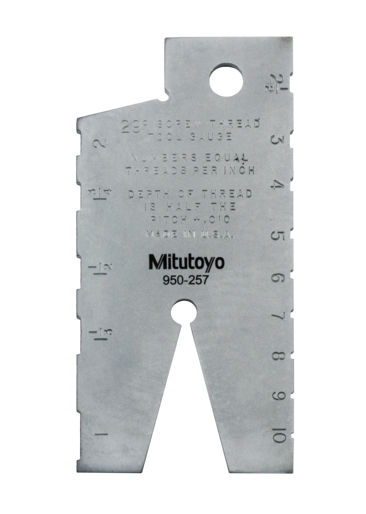 Mitutoyo, 950-257, SCREW THREAD GAGE, ACME, 29 DEGREES