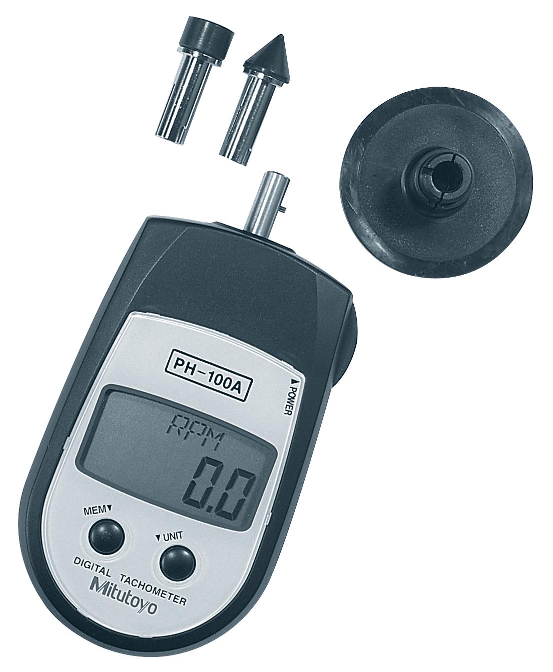 Mitutoyo, 982-551, Digital Hand Tachometer, Contact Style, 1 to 25,000 RPM