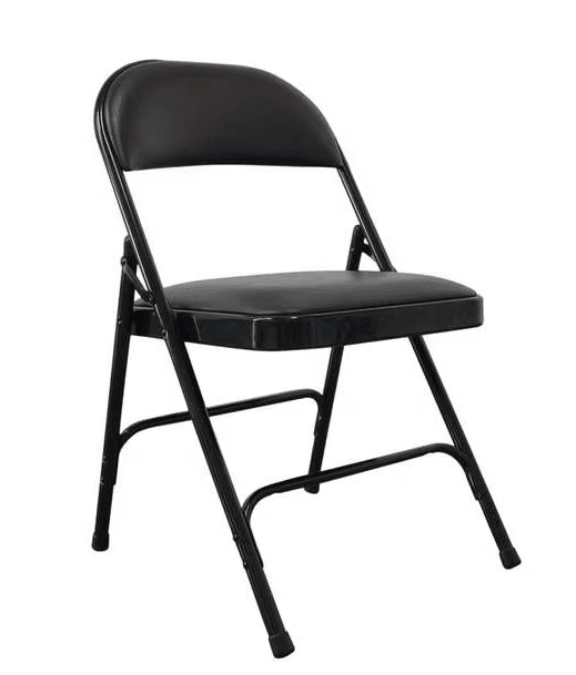 13V425 - Padded Folding Chair � Black