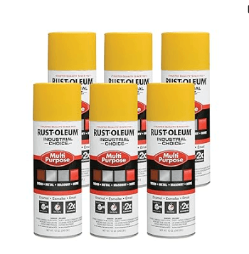 1644830 - Industrial Spray Paint � Yellow (6 Pack)