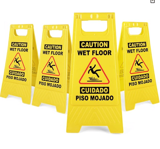 Caution Wet Floor Sign � 24"