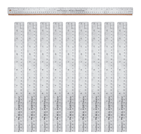 ASIINB01IA26NN2 - Stainless Steel Ruler � 24" (10 Pack)