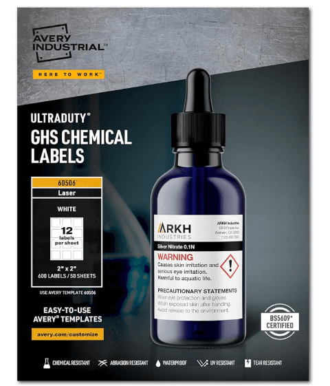 60506 - Avery UltraDuty Labels