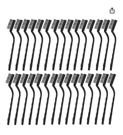 B08726Q4BG - Mini Wire Brushes � Stainless Steel (5 Pack)