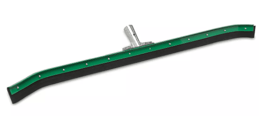 H-1355, 36", Curved Rubber,  Width (Blade + Handle): 5"