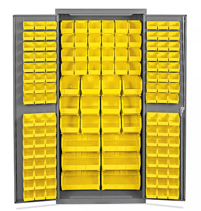 H-8347Y, (L)36*(W)24*(H)78inch, YELLOW, 138 BINS