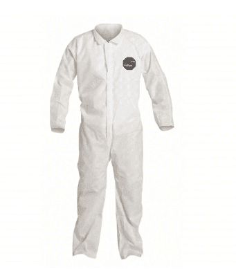 PB120SWH5X002500, 5XL, White,  Open Wrist, Open Ankle, 40L012