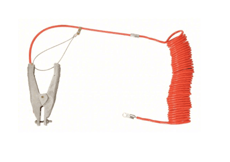 RAC-20, 3/16 INCH, 20 FEET, GALVANIZED STEEL, COILED, GROUNDING WIRE, COILED, G  9K436