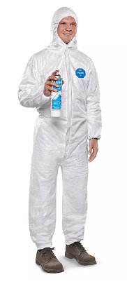 S-11495E-L, LARGE,  WHITE,   5 COVERALLS PER BOX, MFR MN: TY127SWHLG002500
