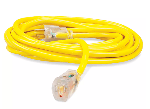 S-16890, YELLOW, 125V, 1875W, 25feet