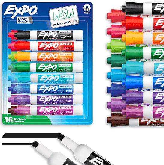 1927526, 1.59 x 8.75 x 8.25, Vibrant Assorted, Chisel, 10.1 ounces, Pack of 16, B00UHUJ2QG