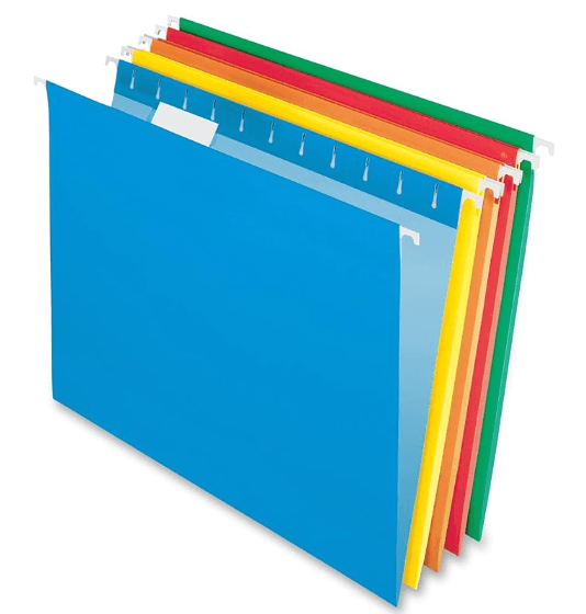 81663, Letter Size, 1/5-Cut, 25 Per Box, B01MXC0YS5, Assorted Colors