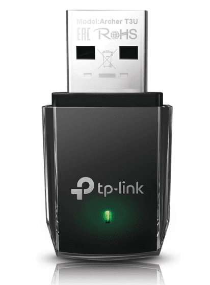 Archer T3U, 2.4G/5G Dual Band, Wireless Network Adapter, B07P6N2TZH