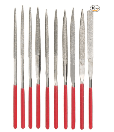 B092D4CV56, 3.94"L x 0.08"W, 2x100mm Small Metal, 10-Piece, B092D4CV56, �Square Flat�