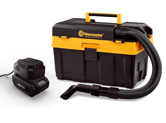 DVTB 2440201, 10.8*13.3*21.9in, 14.6lb, Black, Yellow, 380W, 24V, Wet/Dry, ASIN B0FJ89TTQK