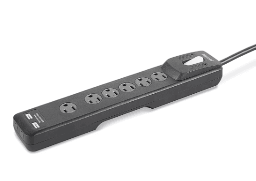 H-5649, 4' Cord Length, 120 V, 6 Outlet, Plastic, H-5649