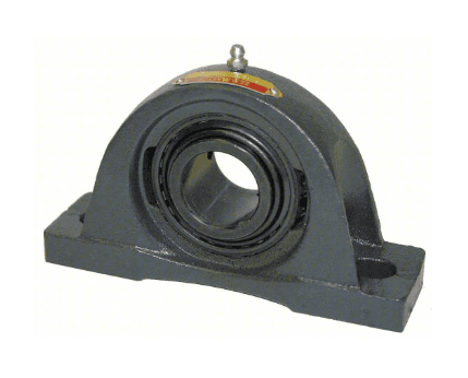 NP-35, 2 3/16 in Bore, 2 1/2 in Shaft Ht, Cast Iron, Set Screws, 44A410