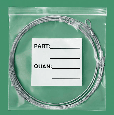 S-12438, 12 x 12", 100% Virgin LDPE, 4 Mil, 500 pk, S-12438