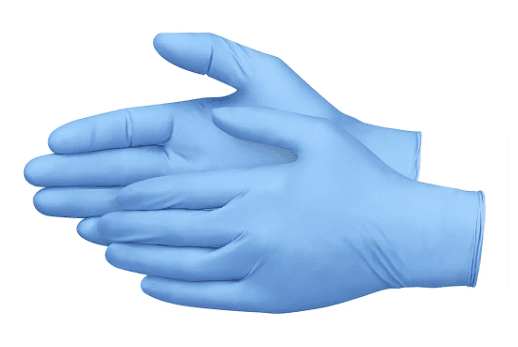 S-9643L, Uline, Blue, Silicone free, Large, S-9643L, Finger: 7.3 mil, Powder-Free